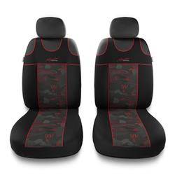 Betræk til sæder til Hyundai i10 I, II, III (2008-....) - Auto-Dekor - Stylus 1+1 - rød