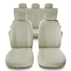 Universelle sædebetræk til biler til Alfa Romeo 147 (2000-2010) - betræk til sæder - sædeovertræk - Auto-Dekor - Comfort Plus - beige