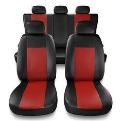 Universelle sædebetræk til biler til Alfa Romeo 166 I, II, III (1998-2007) - betræk til sæder - sædeovertræk - Auto-Dekor - Comfort - rød