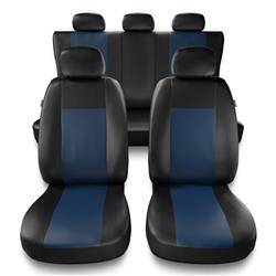 Universelle sædebetræk til biler til BMW X3 E83, F25, G01 (2003-2019) - betræk til sæder - sædeovertræk - Auto-Dekor - Comfort - blå
