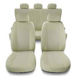 Universelle sædebetræk til biler til Fiat Croma I, II (1985-2010) - betræk til sæder - sædeovertræk - Auto-Dekor - Modern - MC-3 (beige)