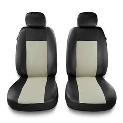 Universelle sædebetræk til biler til Fiat Seicento (1998-2010) - betræk til sæder - sædeovertræk - Auto-Dekor - Comfort 1+1 - beige