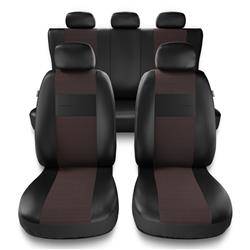 Universelle sædebetræk til biler til Mitsubishi Outlander I, II, III (2001-2019) - betræk til sæder - sædeovertræk - Auto-Dekor - Exclusive - E5