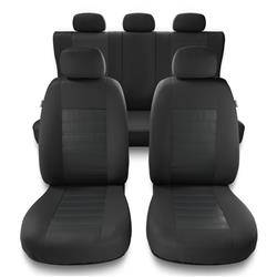 Universelle sædebetræk til biler til Nissan Note I, II (2005-2016) - betræk til sæder - sædeovertræk - Auto-Dekor - Modern - MG-2 (grå)