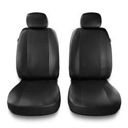 Universelle sædebetræk til biler til Ssangyong Korando II, III, IV (1996-2019) - betræk til sæder - sædeovertræk - Auto-Dekor - Comfort 1+1 - sort