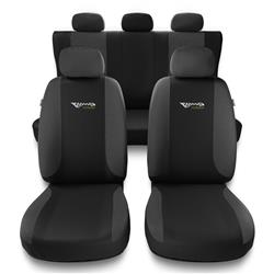 Universelle sædebetræk til biler til Chevrolet Trax (2013-2019) - betræk til sæder - sædeovertræk - Auto-Dekor - Tuning - Mørkegrå