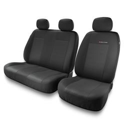 Universelle sædebetræk til biler til Citroen Jumper I, II, III (1994-2019) - betræk til sæder - sædeovertræk - Auto-Dekor - Elegance 2+1 - P-3