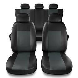 Universelle sædebetræk til biler til Daihatsu Terios I, II (1997-2019) - betræk til sæder - sædeovertræk - Auto-Dekor - Comfort - grå