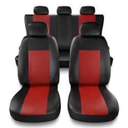 Universelle sædebetræk til biler til Fiat Cinquecento (1991-1998) - betræk til sæder - sædeovertræk - Auto-Dekor - Comfort - rød