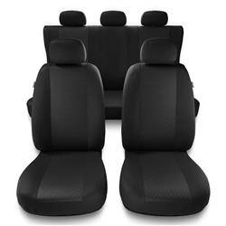 Universelle sædebetræk til biler til Hyundai Elantra III, IV, V, VI, VII (2000-....) - betræk til sæder - sædeovertræk - Auto-Dekor - Profi - grå