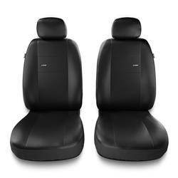 Universelle sædebetræk til biler til Hyundai i20 I, II (2008-2019) - betræk til sæder - sædeovertræk - Auto-Dekor - X-Line 1+1 - sort