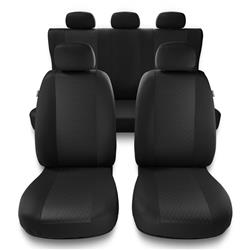Universelle sædebetræk til biler til Mazda 5, Premacy I, II, III (1999-2015) - betræk til sæder - sædeovertræk - Auto-Dekor - Profi - grå
