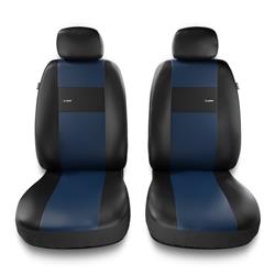 Universelle sædebetræk til biler til Nissan Pathfinder II, III (1995-2014) - betræk til sæder - sædeovertræk - Auto-Dekor - X-Line 1+1 - blå