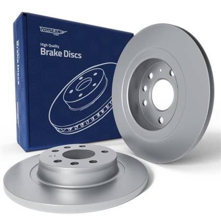 2x Bremseskiver til Fiat Croma II Stationcar (2005-....) - fuld - 278mm - Tomex - TX 70-81 (bag)