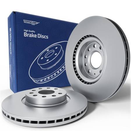 2x Bremseskiver til Volkswagen Passat CC B6 Coupé (2008-2012) - ventileret - 312mm - Tomex - TX 71-12 (foran)