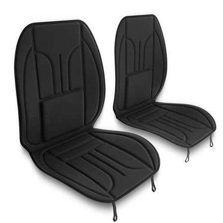 Beskyttende profileringsmåtte til sæde og sæder - Auto-Dekor - Akcent 1+1 (sort)