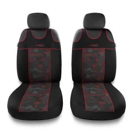 Betræk til sæder til Nissan X-Trail I, II, III (2001-2019) - Auto-Dekor - Stylus 1+1 - rød