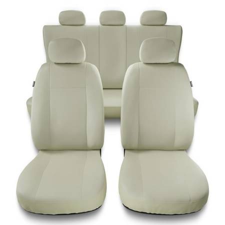 Universelle sædebetræk til biler til Audi A6 C4, C5, C6, C7, C8 (1994-2019) - betræk til sæder - sædeovertræk - Auto-Dekor - Comfort Plus - beige
