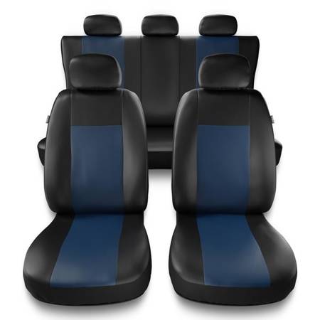 Universelle sædebetræk til biler til BMW X3 E83, F25, G01 (2003-2019) - betræk til sæder - sædeovertræk - Auto-Dekor - Comfort - blå