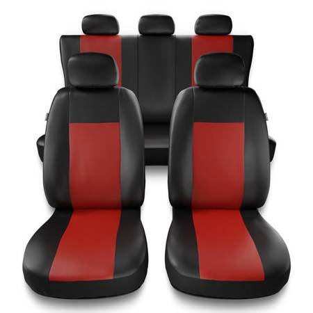 Universelle sædebetræk til biler til Chevrolet Nubira (2002-2012) - betræk til sæder - sædeovertræk - Auto-Dekor - Comfort - rød