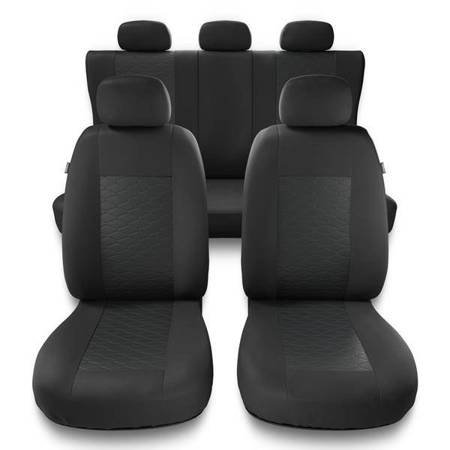 Universelle sædebetræk til biler til Chevrolet Trax (2013-2019) - betræk til sæder - sædeovertræk - Auto-Dekor - Modern - MP-2 (grå)