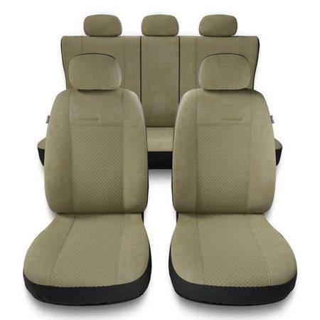 Universelle sædebetræk til biler til Daihatsu Sirion I, II, III (1998-2019) - betræk til sæder - sædeovertræk - Auto-Dekor - Prestige - beige