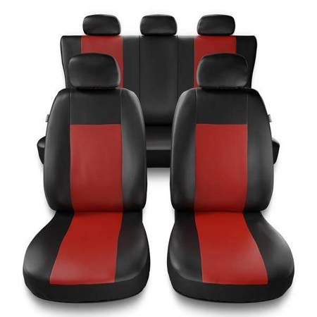 Universelle sædebetræk til biler til Fiat Croma I, II (1985-2010) - betræk til sæder - sædeovertræk - Auto-Dekor - Comfort - rød