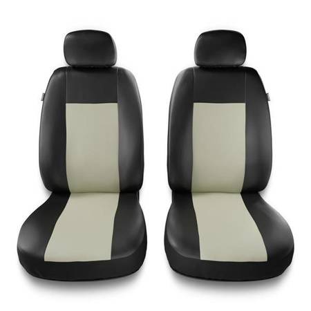 Universelle sædebetræk til biler til Fiat Doblo I, II, III, IV (2000-2019) - betræk til sæder - sædeovertræk - Auto-Dekor - Comfort 1+1 - beige