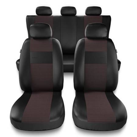 Universelle sædebetræk til biler til Fiat Doblo I, II, III, IV (2000-2019) - betræk til sæder - sædeovertræk - Auto-Dekor - Exclusive - E5