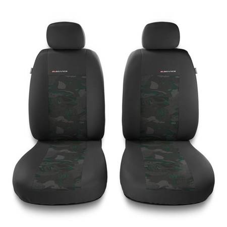 Universelle sædebetræk til biler til Fiat Freemont (2011-2016) - betræk til sæder - sædeovertræk - Auto-Dekor - Elegance 1+1 - Grøn