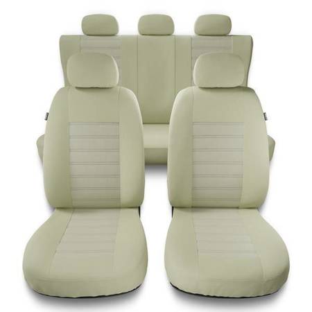 Universelle sædebetræk til biler til Fiat Freemont (2011-2016) - betræk til sæder - sædeovertræk - Auto-Dekor - Modern - MG-3 (beige)