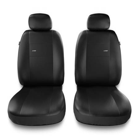 Universelle sædebetræk til biler til Hyundai ix35 (2010-2015) - betræk til sæder - sædeovertræk - Auto-Dekor - X-Line 1+1 - sort