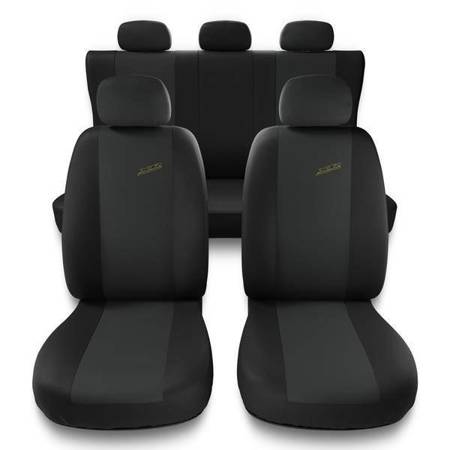 Universelle sædebetræk til biler til Hyundai ix35 (2010-2015) - betræk til sæder - sædeovertræk - Auto-Dekor - XR - Mørkegrå