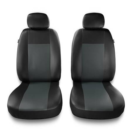 Universelle sædebetræk til biler til Mitsubishi Galant VI, VII, VIII, IX (1987-2012) - betræk til sæder - sædeovertræk - Auto-Dekor - Comfort 1+1 - grå