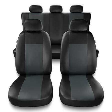 Universelle sædebetræk til biler til Opel Astra F, G, H, J, K (1991-2019) - betræk til sæder - sædeovertræk - Auto-Dekor - Comfort - grå