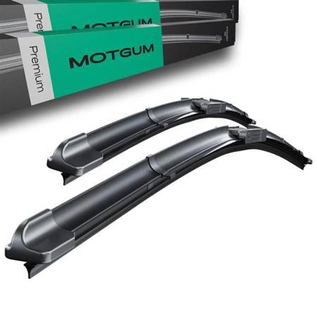 Vinduesviskere til forruden til BMW 4-serie F32, F33, F36, M4 F82 Coupé, Cabriolet, Gran Coupé (03.2013-08.2020) - blade til vinduesviskere - Motgum - Flad Premium viskerblade