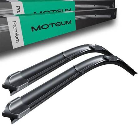 Vinduesviskere til forruden til Peugeot 307 Break, Hatchback, Cabriolet, Sedan, SW (08.2000-12.2009) - blade til vinduesviskere - Motgum - Flad Premium viskerblade