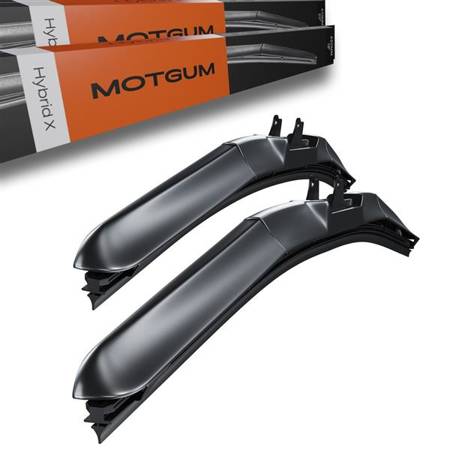 Vinduesviskere til forruden til Toyota Corolla E10, E11 Coupé, Hatchback, Stationcar, Stationcarsedan, Sedan (05.1992-08.2002) - blade til vinduesviskere - Motgum - Hybrid X viskerblade