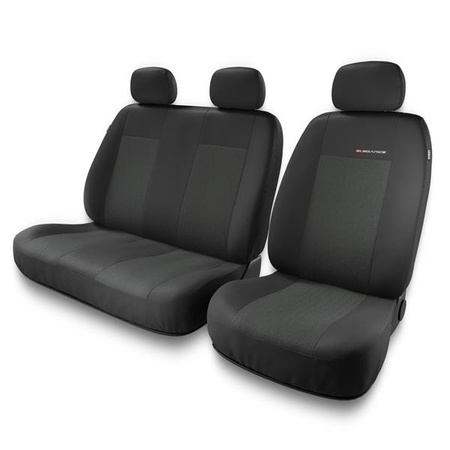 Universelle sædebetræk til biler til Renault Trafic I, II, III (1981-2019) - betræk til sæder - sædeovertræk - Auto-Dekor - Elegance 2+1 - P-1
