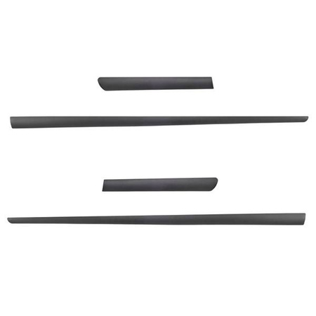 Sorte sidelister til Toyota Auris Hatchback (3 døre) - (2006-2012) - Rider