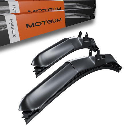 Vinduesviskere til forruden til Honda Jazz II Hatchback (03.2002-12.2008) - blade til vinduesviskere - Motgum - Hybrid X viskerblade