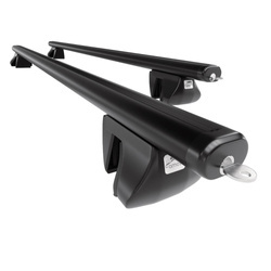 Aluminium tagbøjle til Toyota Corolla E12/E13 mk IX Stationcar (2002-2007) - sort bagagebærer til taget - lastholder - tagholder - Amos - Alfa - Aero - rækværk