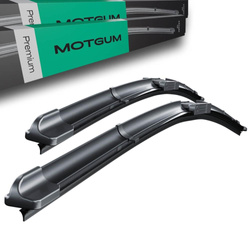 Vinduesviskere til forruden til BMW 3-serie F30, F31, F34, M3 F80 Limousine, Touring, Gran Turismo (02.2012-2020) - blade til vinduesviskere - Motgum - Flad Premium viskerblade