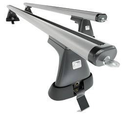 Aluminium tagbøjle til Ford Mondeo mk V Stationcar (2014-2022) - sølv bagagebærer til taget - lastholder - tagholder - Amos - K-T - Aero - uden monteringselementer